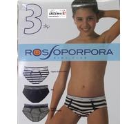 6 SLIP MUTANDA BIMBO INTIMO ROSSOPORPORA COLORI MODA
