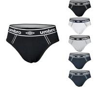 Umbro Pack 6 Paia Slip/Boxer Assortito Cotone Elasticizzato Art.713/714 (6 Paia Slip Art.713-7 / XXL)