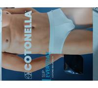 6 SLIP Uomo AU424 Cotonella in cotone elasticizzato Elastico Ribattuto