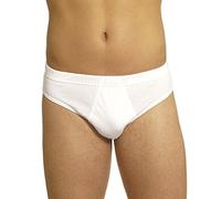 6 SLIP UOMO AXIOM 099 IN PURO COTONE FILO DI SCOZIA (4, Bianco)