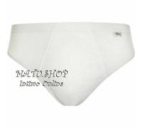 6 Slip Uomo CIELLEGI 1500 Bianco in 100% Filo di Scozia Rasato dalla 3 alla 8