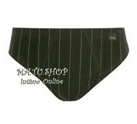 6 Slip Uomo CIELLEGI Flash Scuro Rigato Filo Verticale 100% Cotone Makò