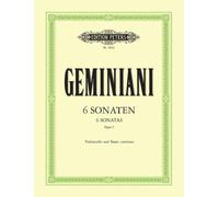 6 Sonatas for Cello and Continuo Op. 5: Continuo Realized for Harpsichord/Piano Continuo Cello Ad Lib
