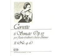 6 Sonate per flauto (Violino) e basso continuo II - Flauto Traverso e pianoforte - BOOK