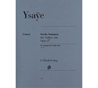 6 Sonaten Op 27. Violine