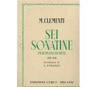 6 SONATINE PER PIANOFORTE OP. 36 - M. CLEMENTI - REV. FINIZIO
