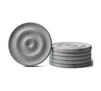 6 sottobicchieri da tavolo in terra di diatomee naturale per bevande