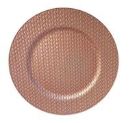 6 Sottopiatti Posto-Tavola Jole Rosa-Antico Matt diametro 33 cm, FadeMaison
