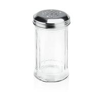 6 spargitori da 13,5 cm, 300 ml, in acciaio inox e vetro