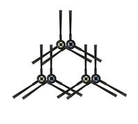 6 spazzole laterali per robot aspirapolvere ZACO A10 e per robot aspirapolvere ILIFE per aiutare a migliorare la copertura della spazzata vicino alle pareti