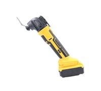 6-speed variable speed brushless motor tool, oscillating multi-kit for cutting wood, drywall, nailing, removing grout and sanding, cordless oscillating tool for Dewalt 20V battery (no battery)(Yellow)
