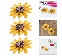 6 spille da bavero a forma di margherita: spille di sicurezza decorative per