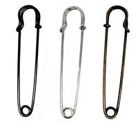 6 spille di sicurezza in lega elettrolitica da 10 cm, colori casuali, misura grande, spilla da braccio per sciarpa, fibbia, accessori fai da te, accessori per abbigliamento