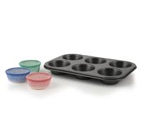 6 stampi antiaderenti per muffin di cm 27x18