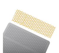 6 stampi grandi in silicone a nido d'ape, motivo pizzo per decorazioni croccanti e decorazioni per torte con rose