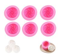 6 stampi in silicone per gnocchi, pressa manuale per stampaggio Baozi, stampo in silicone per realizzare vari tipi di panini al vapore, come baozi standard, panini in stile pizza e panini per zuppa di