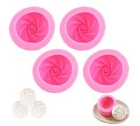 6 stampi in silicone per gnocchi, pressa manuale per stampaggio Baozi, stampo in silicone per realizzare vari tipi di panini al vapore, come baozi standard, panini in stile pizza e panini per zuppa di