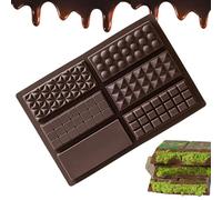 6 stampi per biscotti al cioccolato, stampi in silicone, stampi per dolci, stampi per cheesecake budding, stampi per cioccolatini, stampi per muffe in silicone, stampi in silicone per muffe