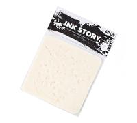 6 stencil con inchiostro a pois, modelli di disegno per arte e artigianato per scrapbooking, biglietti fatti a mano e progetti artistici, scava fuori pittura modello di disegno a pois