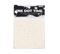 6 stencil decorativi in PET per biglietti, compiti scolastici e puntini di espressione artistica, scava fuori pittura per diario di animali domestici