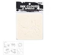 6 stencil decorativi in PET per biglietti, compiti scolastici ed espressioni artistiche, scava fuori pittura, disegno di animali domestici