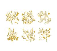 6 stencil farfalla stencil stencil journal forests giardino per scrapbooking farfalla disegno diario fiori