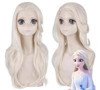 6 stili Principessa Elsa e Anna Parrucca cosplay donne adulte Lunghe trecce beige parrucche marroni Festa di carnevale anna elsa Parrucca capelli sintetici anna elsa PL-630