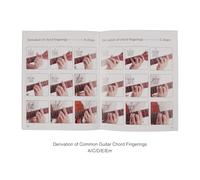 6 String Music Map Paperback Book Scarica Libro Accordi Per Chitarra Per 6 Stringa Acustica/Classica/Elettrica Acustic Practice CORDI