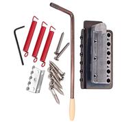 6 String Selle Piatte Singolo Tremolo Hardtail Bridge Sistemi Piastra Collo Chitarra Elettrica Parte Rapida Per Installazione Stringa Selle Piane Singolo Tremolo