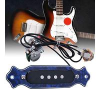 6 Stringhe Pickup Circuit con Alloggiamento ABS per Chitarra Ed Elettrica in E - Soluzione Audio Portatile (BLUE)