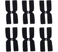 6 strisce per l'equilibrio del peso di racchette da tennis, 3 g, in silicone, 4 x 2 cm, colore nero