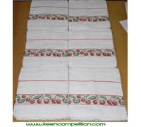 6 STROFINACCI CUCINA SPUGNA BANDA TELA AIDA STOFINACCIO PUNTO CROCE PURO COTONE