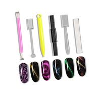 6 strumenti magnetici per la lucidatura degli occhi di gatto, magia 3D fai da te, perfetti effetti occhi di gatto, adatti per professionisti e inizi