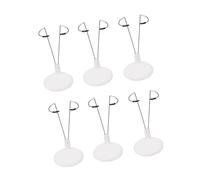 6 supporti in metallo robusto per esposizione di bambole, supporto sicuro per evitare la caduta delle compatibilità generiche