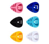 6 supporti per plettro per chitarra, custodia adesiva per plettro, accessori elettrici, posizionamento