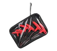 6 T-maniglia Allen Set Set Metrica End-Ball End Per Chiave Portable Allen La Chiave Base La Casa Base