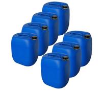 6 taniche da 30 l, in plastica, colore blu, DIN61
