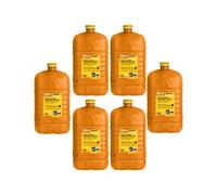 6 Taniche PET Riciclabile 10L Combustibile Liquido Paraffina per Stufe