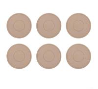 6 tappetini da cucina in silicone antiscivolo, resistenti al calore, per pentole, padelle e asciugatura dei piatti (rosso)