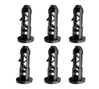 6 tappi per della spazzatura - Perni a cerniera ed di chiusura per coperchi dei bidoni della spazzatura | Semplice kit di riparazione per il blocco del coperchio del cestino e il