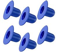 6 tappi per piscine, tappi di chiusura per piscina, accessori di ricambio per pompe filtri, tappi con Intex per Bestway per filtri, plug-in (blu)