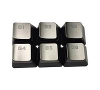 6 tasti macro retroilluminati in ABS per Corsair K95/K100RGB