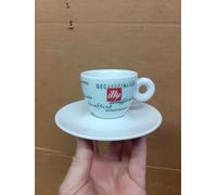 6 Tazzine Tazze + Piatti illy Caffè Espresso Decaffeinato Cups Dek No Collectio