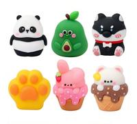 6 temperamatite carino per bambini, temperamatite a forma di animale, temperamatite manuale con impugnatura morbida, mini cancelleria per scuola e ufficio per studenti e bambini