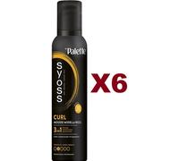 6 TESTANERA PALETTE SYOSS CURL MOUSSE MODELLA RICCI TENUTA DI LUNGA DURATA 250ML
