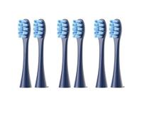 6 Testine Di Ricambio For Spazzolino, Compatibili Con Oclean, Ugelli For Spazzolino Elettrico Flow/X PRO Elite/X PRO /F1/Z1/One/Air2(6 pcs blue)
