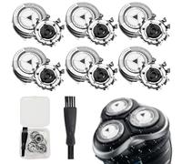 6 Testine di Ricambio SH50/52/30 Compatibili Con Philips per Serie 5000 (Tranne S55xx)/6000 (Tranne S6600 e S6800)/AT8xx/AT7xx/PT7xx/PT8xx