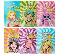 6 Tipi Di Maschere Viso - Maschera Viso Al Collagene Con Acido Ialuronico, Idratante E Nutriente - Maschere Facciali per Cura Della Pelle - 12 Pezzi - Per Tutti I Tipi Di Pelle