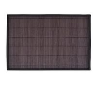 6 tovagliette in bambù marrone scuro, 30 x 45 cm, antiscivolo, lavabili, resistenti al calore, con protezione antimacchia e antigraffio, per tavolo da pranzo, cucina, sala da pranzo, ristorante