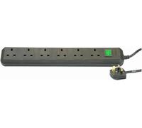 6 Transizione con Interruttore Ext Cavo Nero, BRENNENSTUHL, 1159503